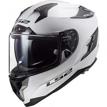 LS2 FF327 Challenger Solid Helm Weiß, Größe XXS
