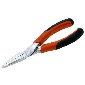 Alicat de Punta Plana Bahco 180 mm – Mazo de Dos Componentes, Auto‑apertura y Cromo