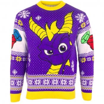 Rudolf & Spyro: Weihnachts-Pullover L