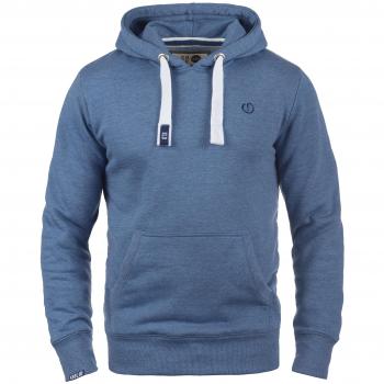 !Solid BennHood Herren Fleece-Hoodie, Größe:L, Farbe:Faded Blue Melange