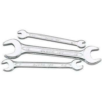 Draper 5393 Elora Midget Metric Double Open End Spanner, 8mm x 9mm