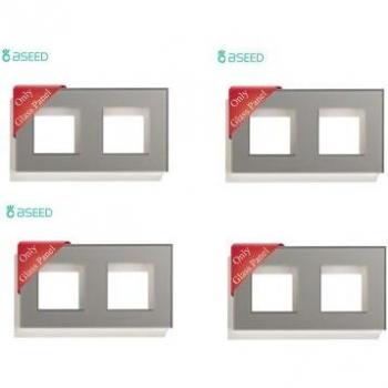 Bseed 157mm Pearl Crystal Glass Wall Socket