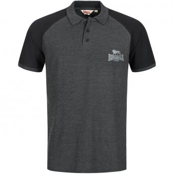 Polo Masculino Lonsdale Inhurst XL Negro/Marfil