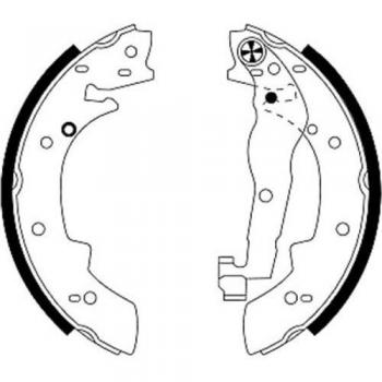 HELLA 8DB 355 001-991 Bremsbeläge