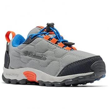 Columbia Firecamp Kinder Schlitten-Trekkerschuhe 3 wasserdicht hellgrau orange blau Größe 26