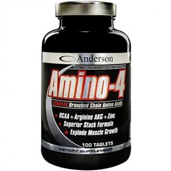 Anderson Amino-4 350 compresse BCAA+AKG+Zinco aminoacidi ramificati