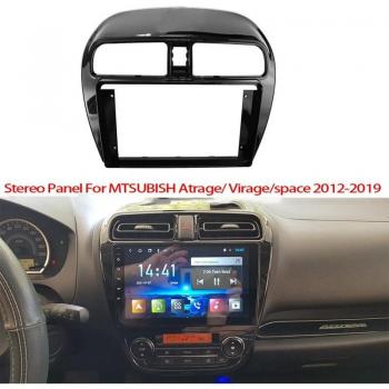 9-Inch Double Din Dashboard Stereo Panel for MITSUBISHI Attrage