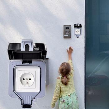 Extérieur étanche IP66 avec fente prise murale S27‑20