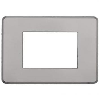 ETTROIT AN87306 Moon Series Plaque Argent Compatible Bticino