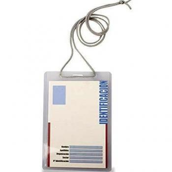 Caja de 50 Fundas PVC Natural 93x132mm con Cordon
