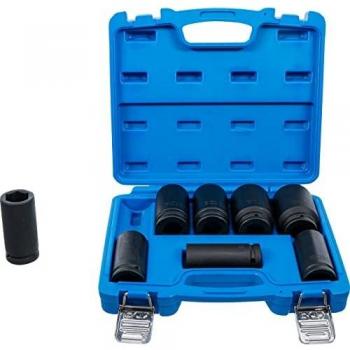 Set bussole esagonali extra profonde 20 mm (3/4) 22-38 mm, 8 pz
