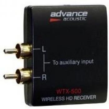 Advance acoustic WTX‑500, AptX Bluetooth‑Empfänger (Empfänger), Bluetooth Audio Adapter, Schwarz
