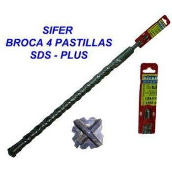 Foret Sifer 4 Plaquettes SDS-Plus 26x450 mm