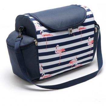 SANNE 35L Flamingo Cooler Bag with Side Pocket