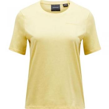 Peak Performance Explore Logo Women's Tee – Mellow Yellow, Small