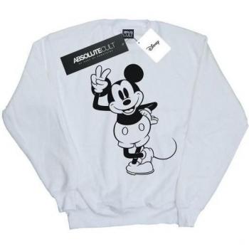 Disney Mickey Mouse Peace Hand Sweatshirt 12-13 white