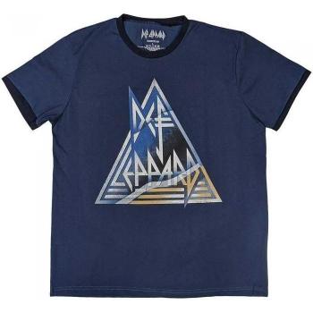 Def Leppard Rock T‑shirt Unisex XXL Driehoekig Logo