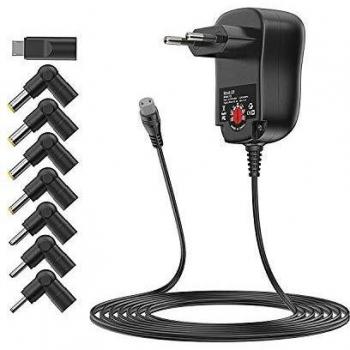 Caricatore universale 12W 3V 4,5V 5V 6V 7,5V 9V 12V 1A