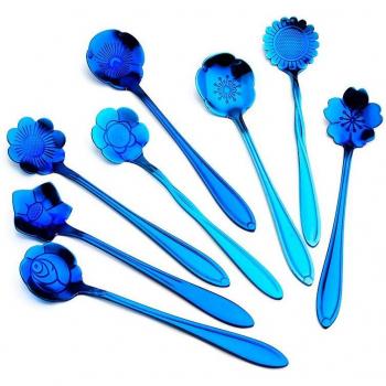 Cucharillas de Pétalos Inoxidable – Juego de 8