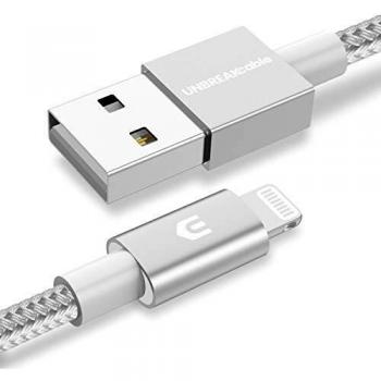 USB-C to Lightning Quick Charge Cable – Silver