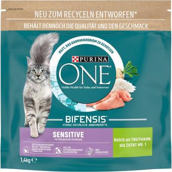 Purina ONE Bifensis Sensitive Kalkoen 1,4kg
