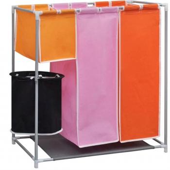 Panier sélectif à linge – 70 cm × 30 cm × 80 cm, avec bac lavage