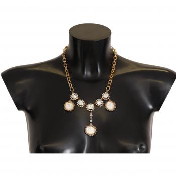 Dolce & Gabbana Yellow Golden Watch Necklace