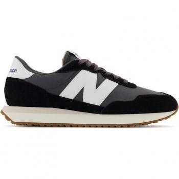 Sneaker New Balance 237 Uomo Nero Pelle e Tessuto Misura 45