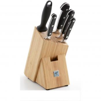 Edelstahl-Messerblock für 6 Klingen, Marke Zwilling Pro