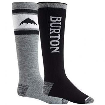 Chaussettes de ski Burton Weekend Mi-Lourdes 2-Pack Noir Vrai FR: M