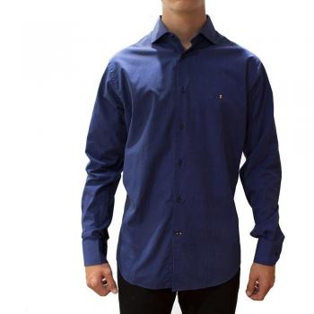 Peter Blade Tim Camisa Tejido Marino Color Azul Talla M