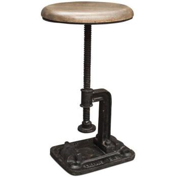 Tabouret Minimaliste Noir et Bois