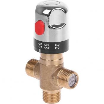 3 Way Brass G1/2 Male Thermostatic Shower Valve