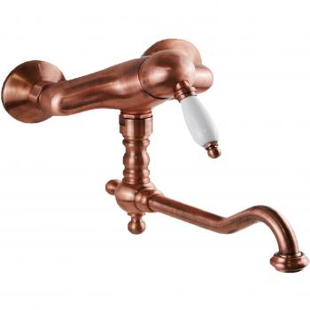 Regulador de agua monomando con caño de cobre – GATTONI ORTA OLD 2762/27R0.Old