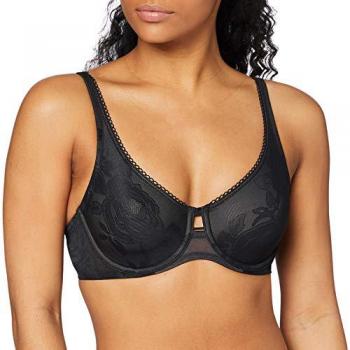 Bügel-BH TRIUMPH Wild Rose Sensation W01 Gr. 70, Cup F, schwarz