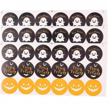 Étiquettes de fête Halloween