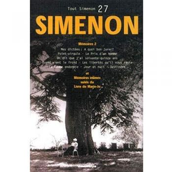 Tout Simenon, Tome 2 : Mémoires