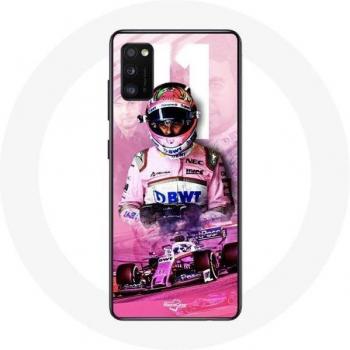 Case Samsung Galaxy A41 Formula 1 Sergio Pérez Pilota F1 Rosa