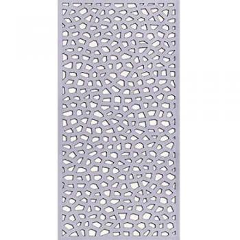 Decorative Mosaic Panel 1 x 2 m in White