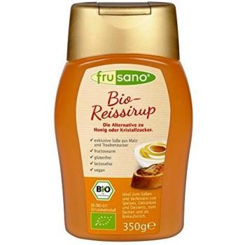 Frusano Bio Reissirup, 4 x 350 g Flasche