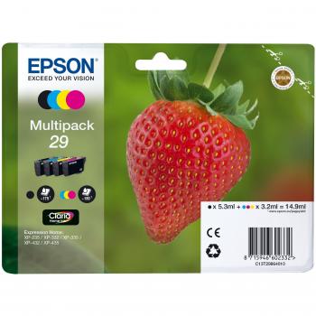 Epson Strawberry Multipack Fragole 4 Colori Inchiostri Claria Home 29