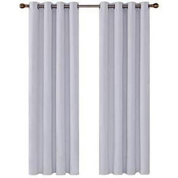 Deconovo Verdunkelungsgardine mit Ösen für optimale Dunkelheit