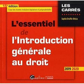 L'essentiel de l'introduction générale au droit