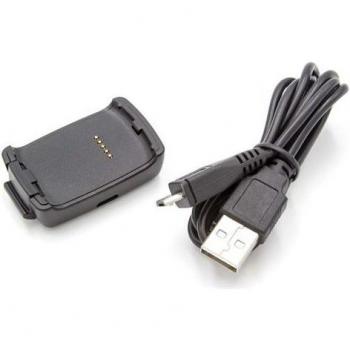 Vhbw Hub de recharge USB – station et câble pour Vivowatch (Asus VivoWatch), couleur noire