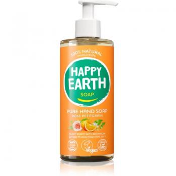 Happy Earth Pure Rose Petitgrain Liquid Soap 300 ml