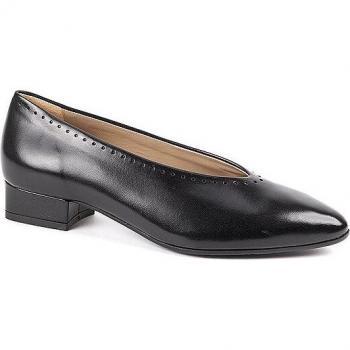 DIRNDL & BUA Damen Trachten Pumps Schwarz Größe 40