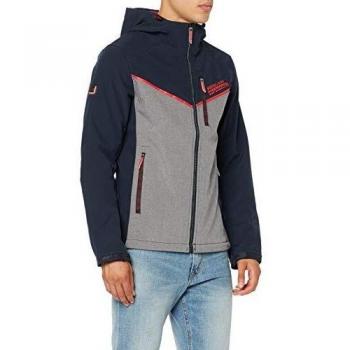 Giacca Superdry Hooded Paralex Windtrekker Uomo Grigio 2XL