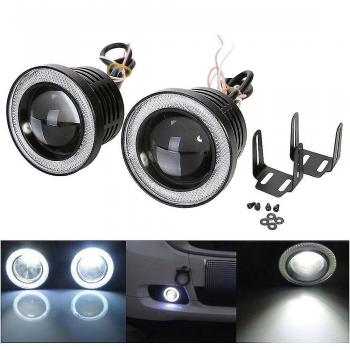 Phares de Conduite LED Angel Eyes Halo 3 pouces (ensemble de 2)