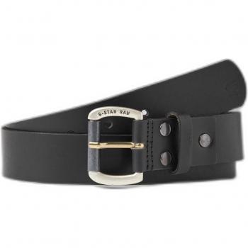 Cinturón de cuero negro Dast para hombre, G-Star