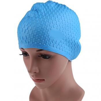 Long Hair Silicone Swim Cap